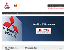Tablet Screenshot of hs-automobile-taunusstein.de